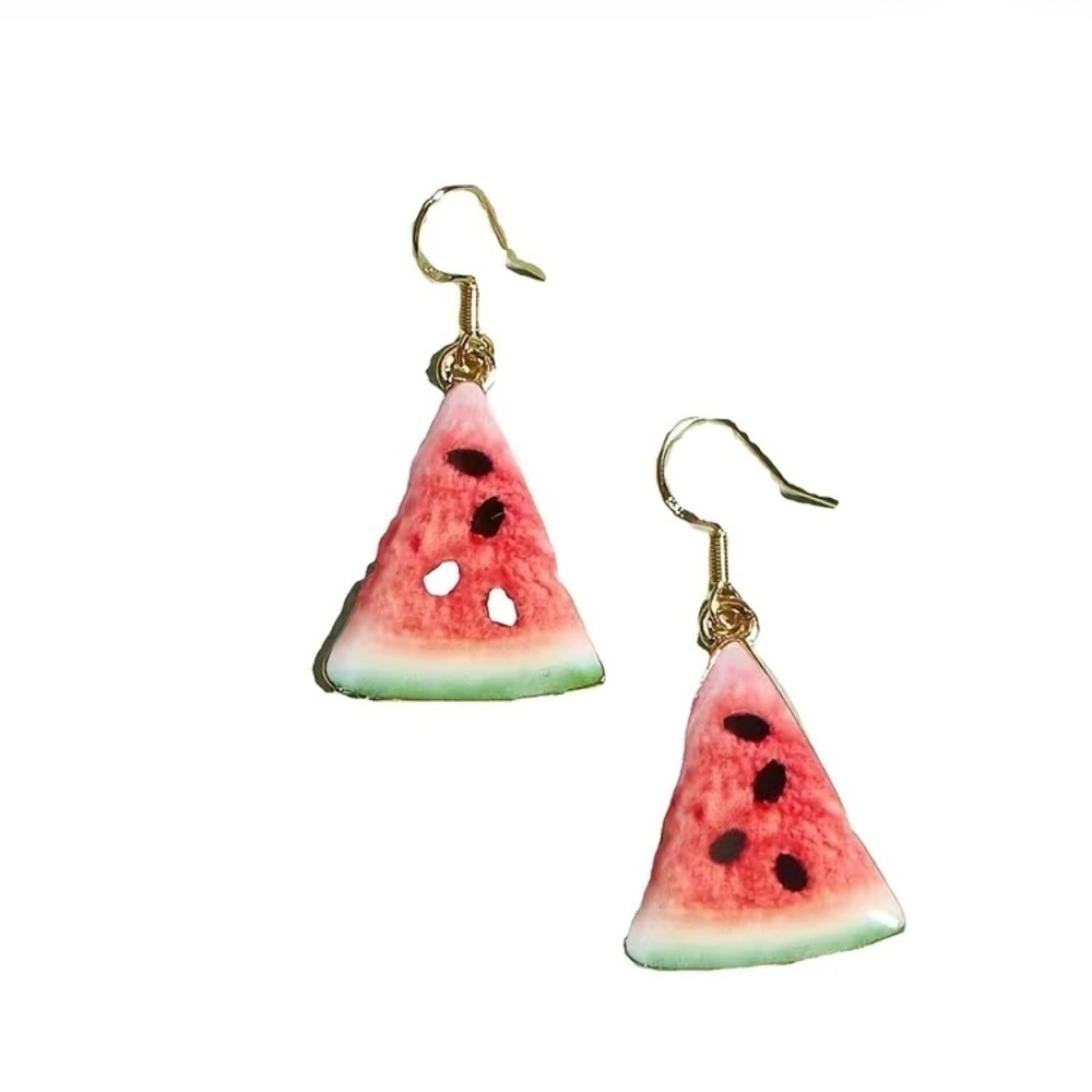 Watermelon Earrings - Picture 2 of 4